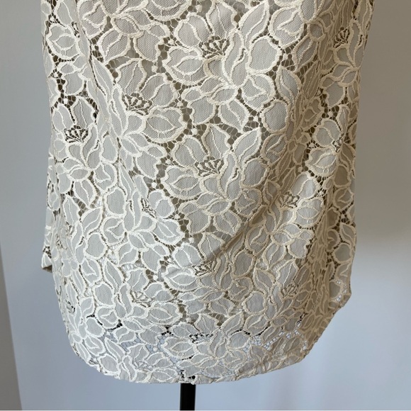 J.Crew 2 Tall sleeveless top  adorable lace like design - Picture 15 of 17